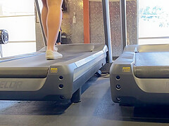 spy cam gym big ass treadmill