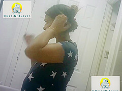 Hiddencam Bathroom Video Of Desi NRI Indian Bengali Bhabhi Doing Night Skincare Routine