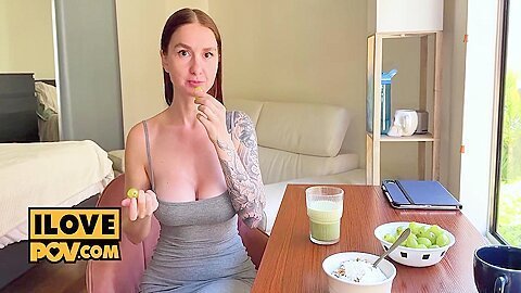 Busty Businesswoman Kleo Kain Seduces You After Her Successful Meeting