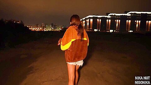 This Is Trash – In Search Of A Millionaire In The Ghetto – Blowjob In A Vacation Point At Night Exclusive Nigonika 2024