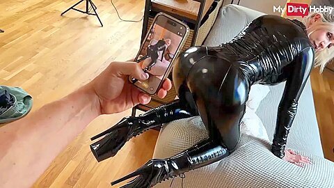 Busty Blonde Milf Fucked Hard In Latex German With Deutsche Amateure And Amateurs