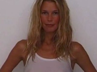 Claudia Schiffer’s See-Through Shirt Exposes Her Nipples